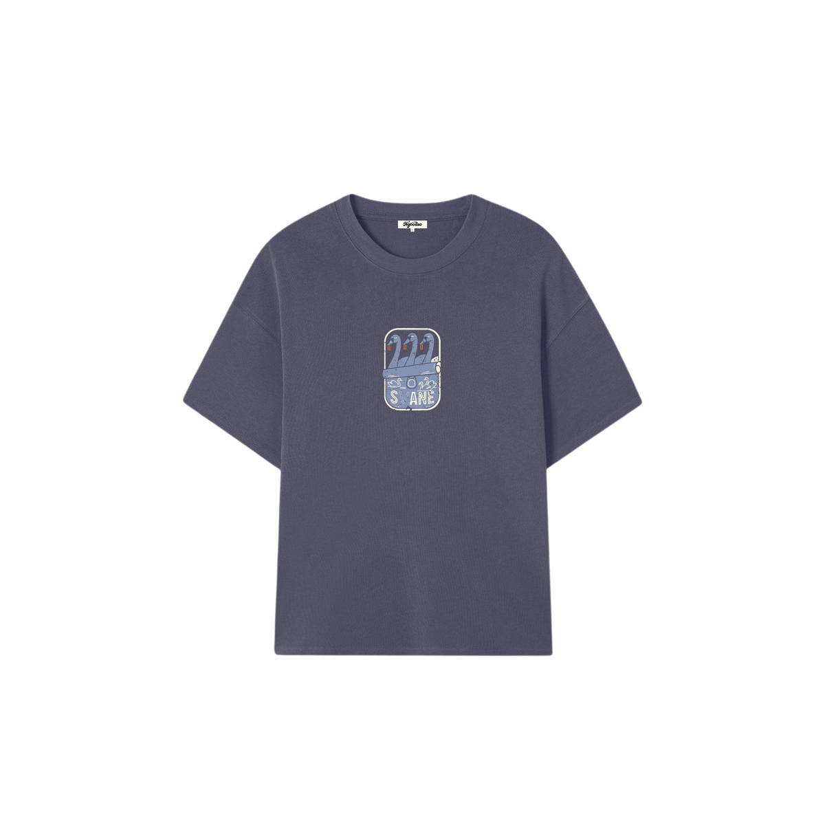 SVANE PRINT T-SHIRT GRÅ