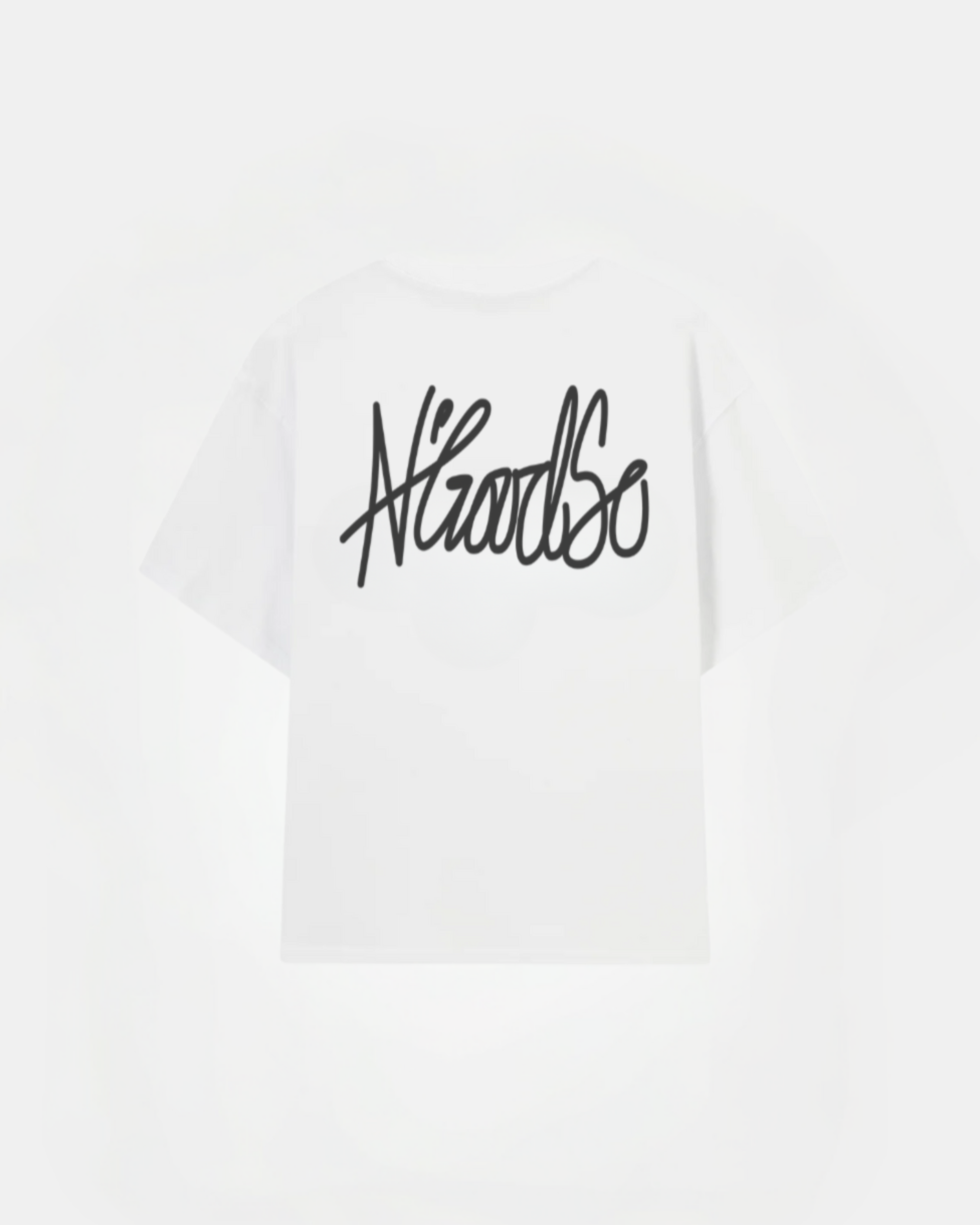 GRAFFITI T-SHIRT HVID