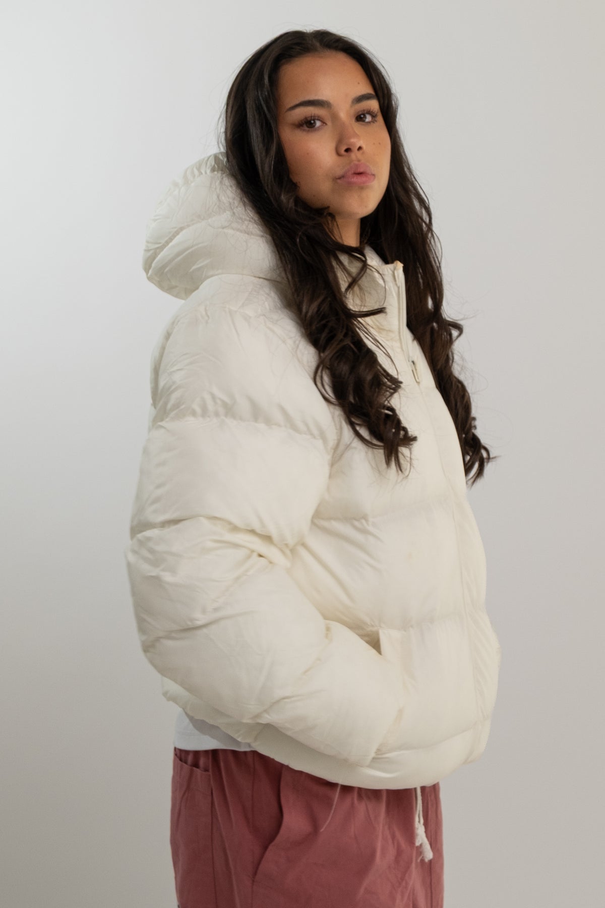 PUFFER JAKKE HVID