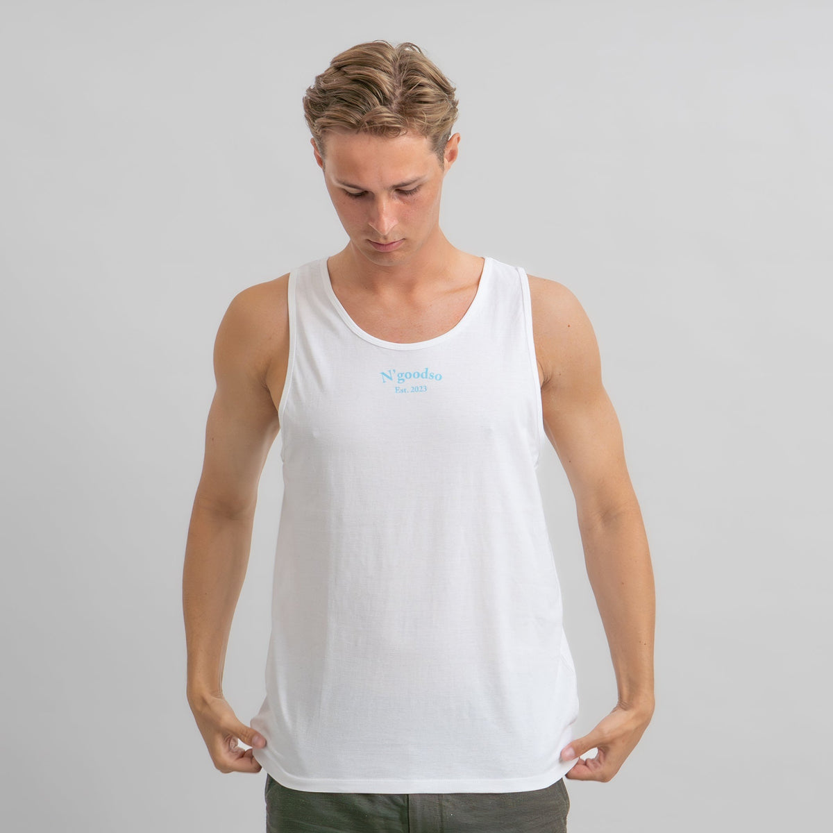 WHITE TANK TOP