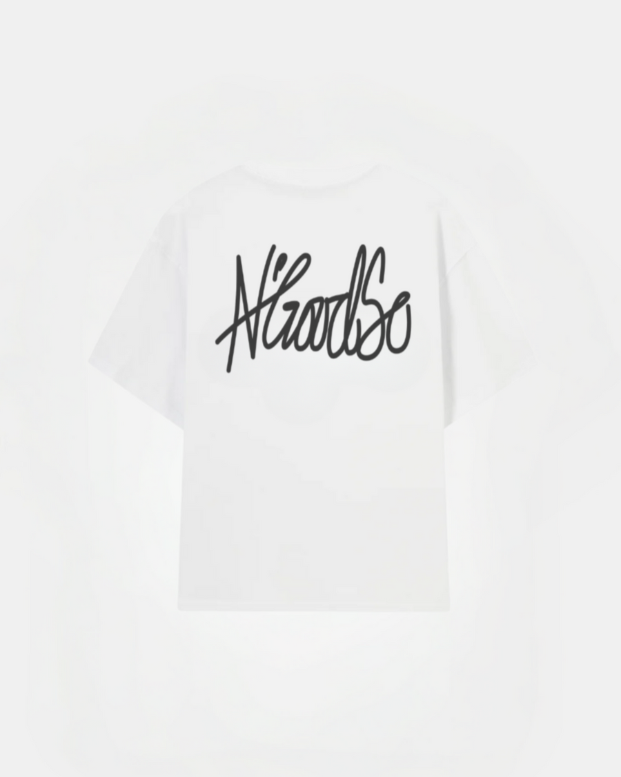GRAFFITI T-SHIRT HVID