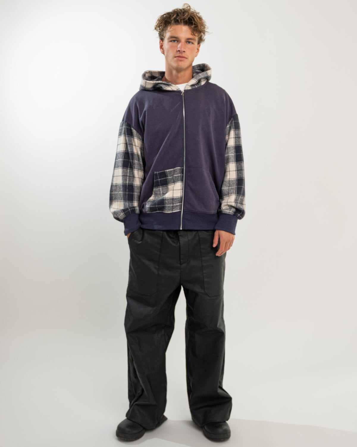 TERNET ZIP HOODIE NAVY