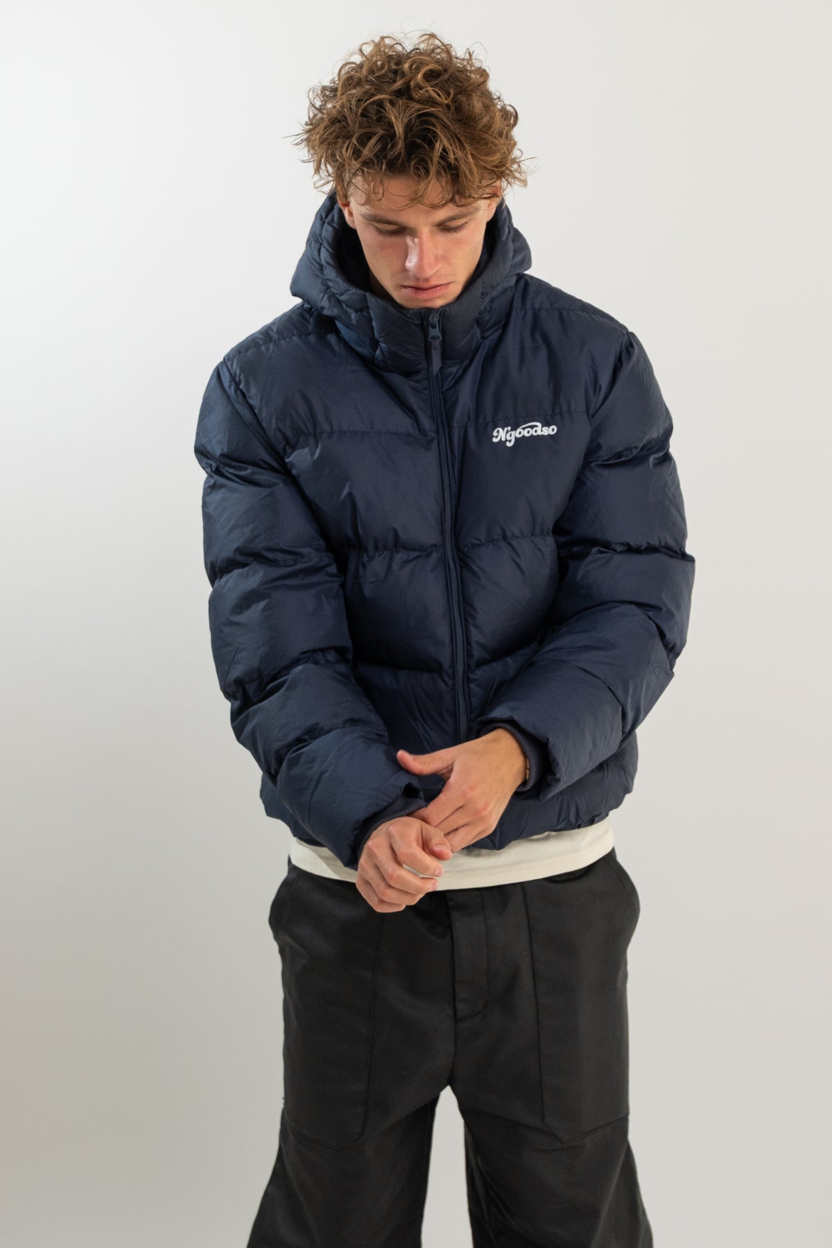 PUFFER JAKKE NAVY