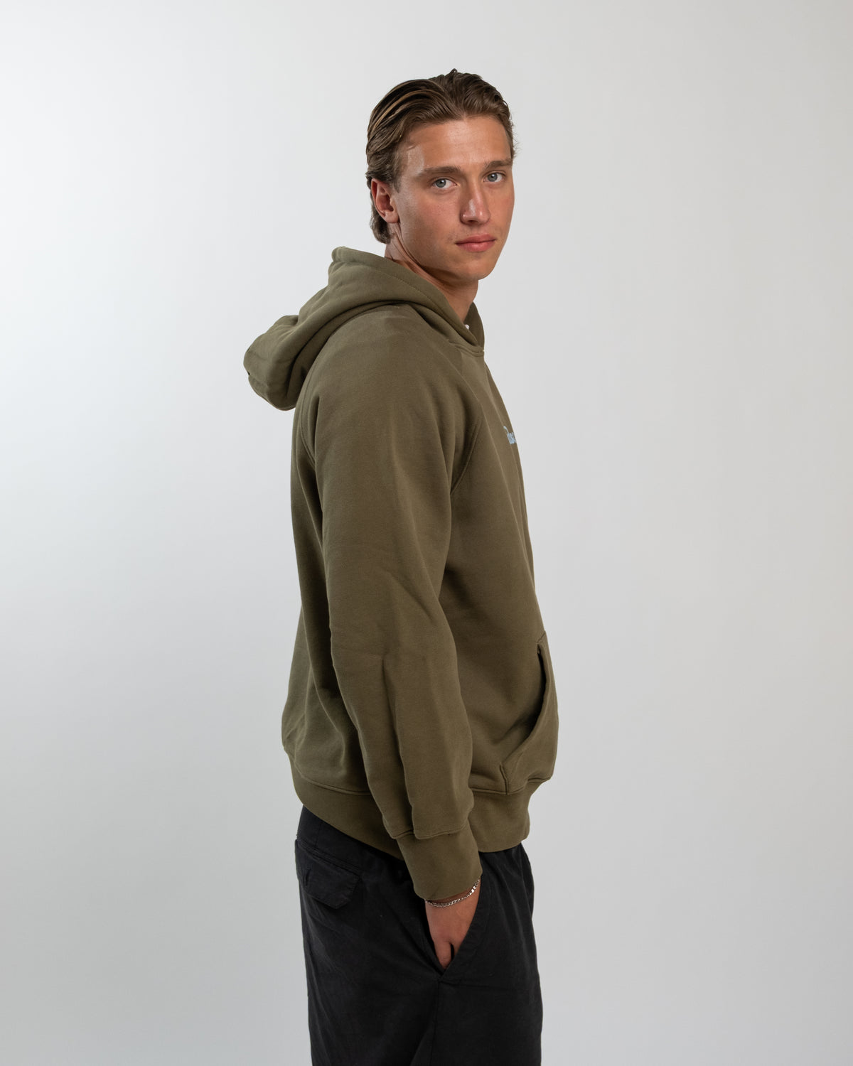 WASHED HOODIE GRØN
