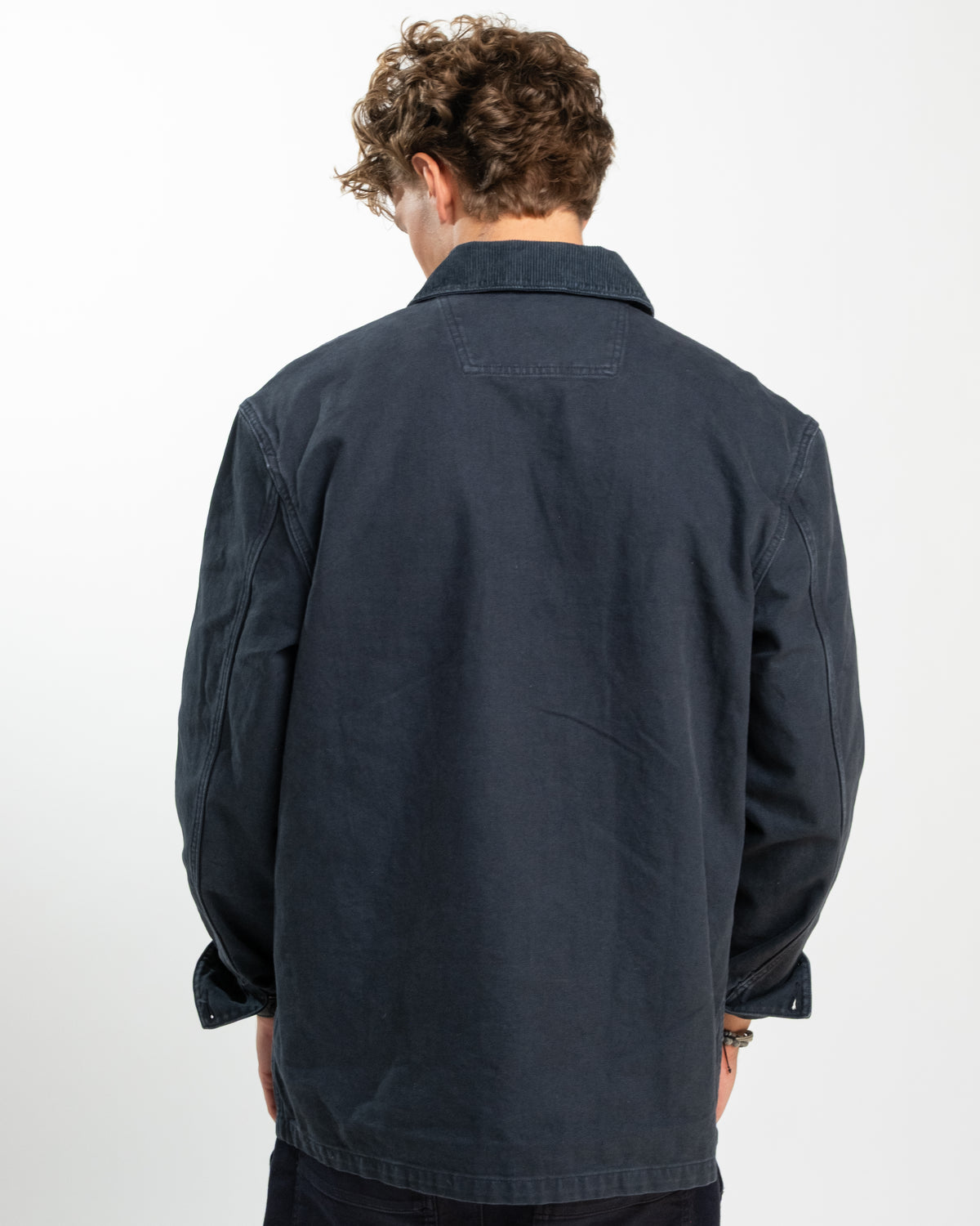 CANVAS JAKKE NAVY