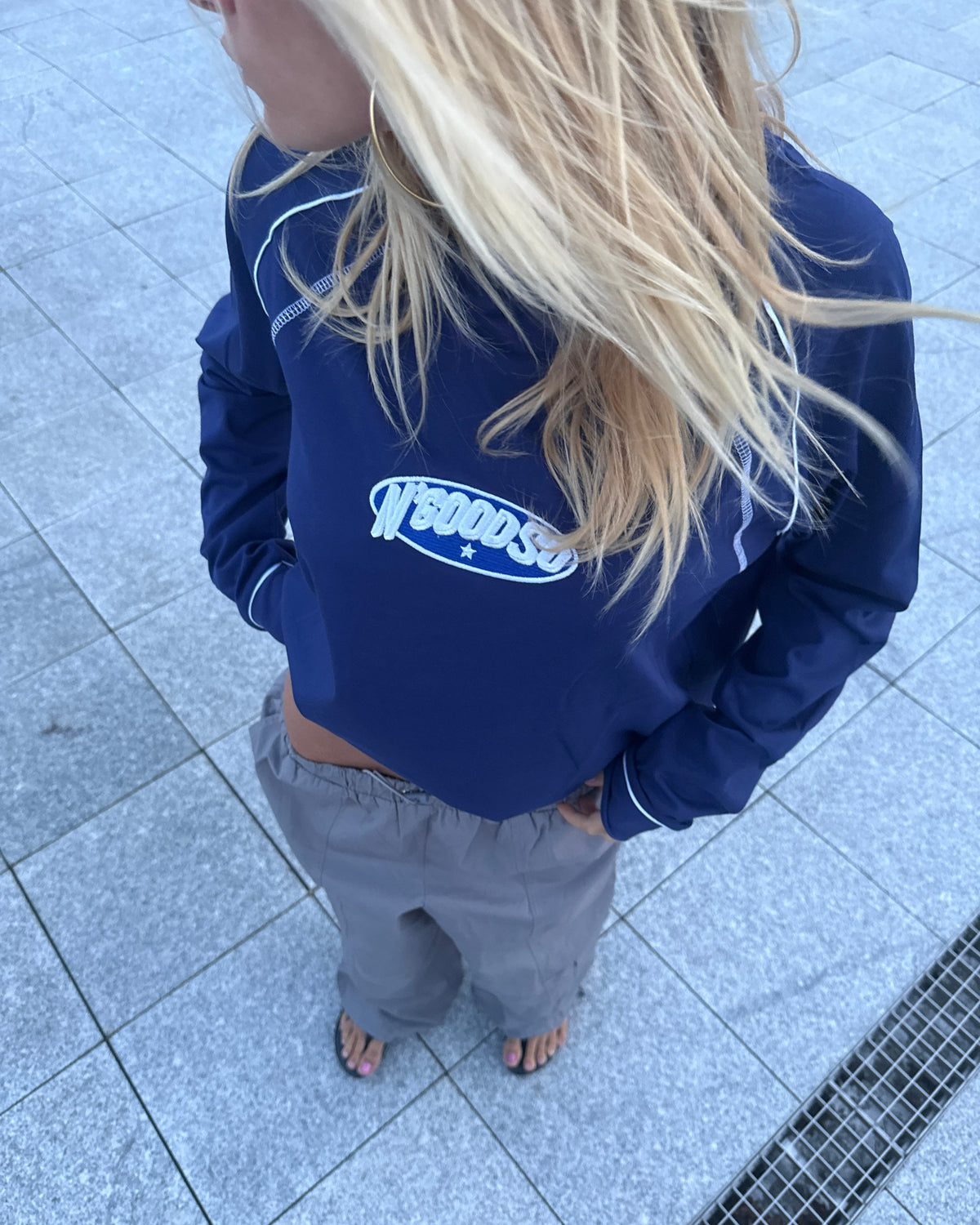 LANGÆRMET T-SHIRT NAVY