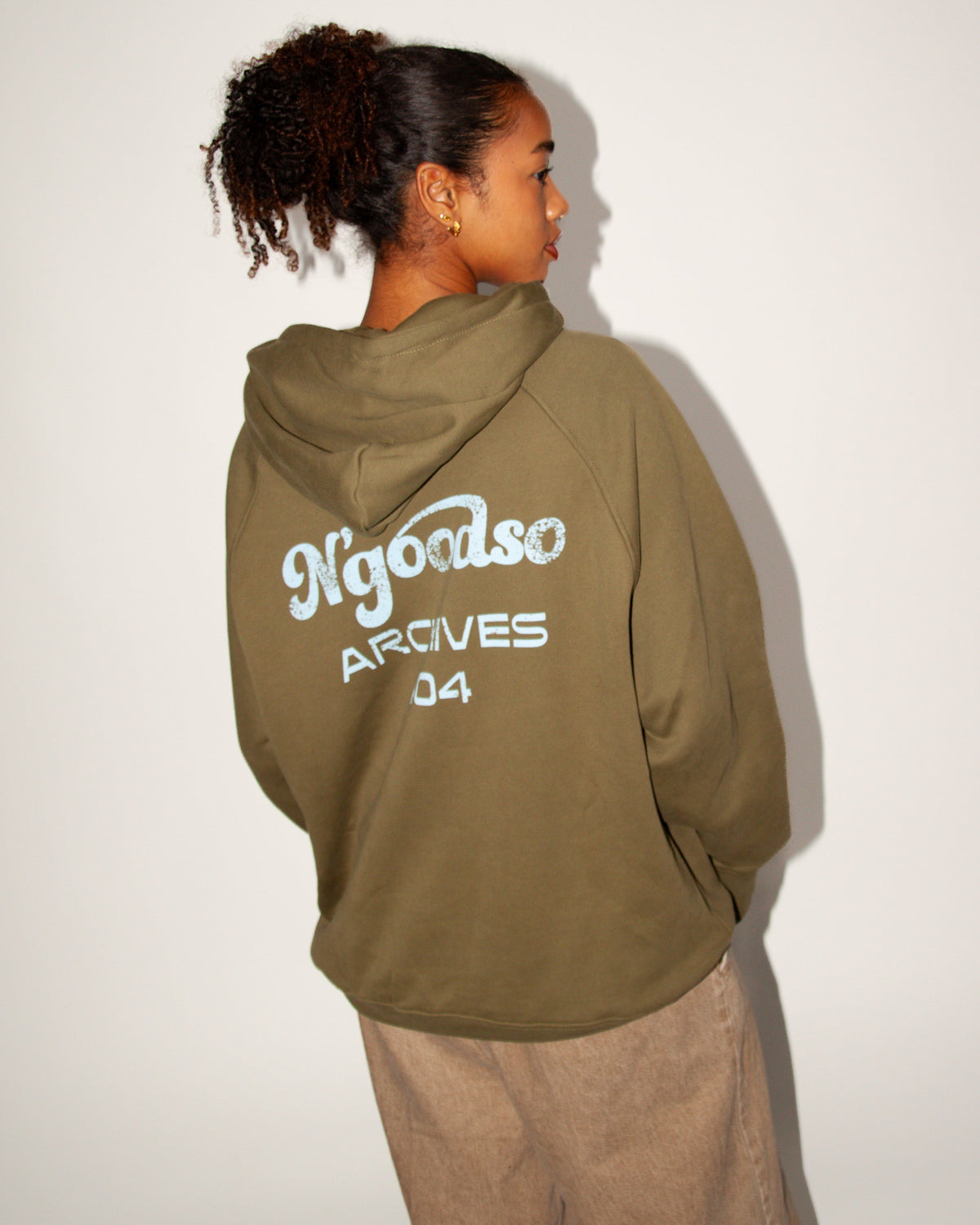 WASHED HOODIE GRØN