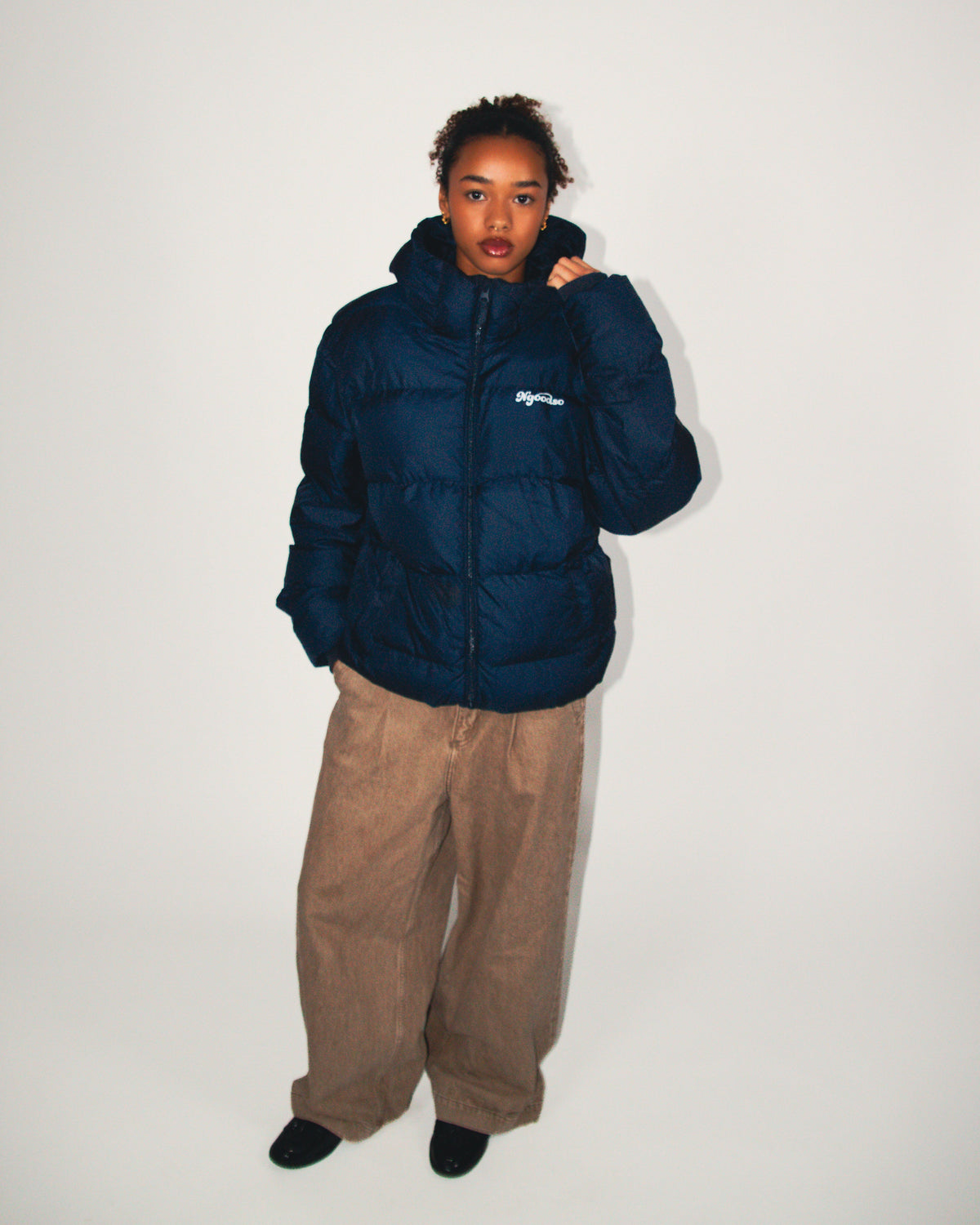PUFFER JAKKE NAVY