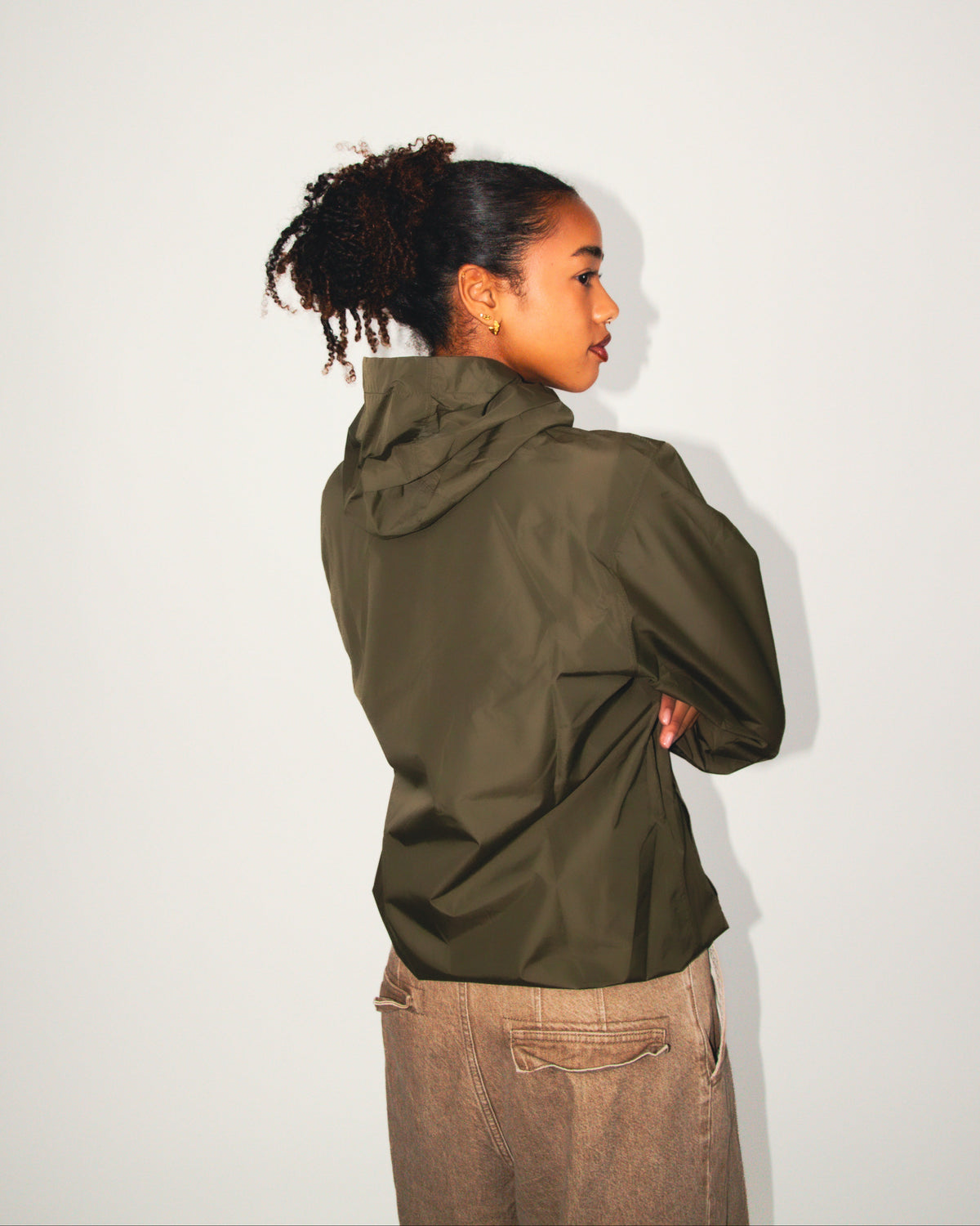 OLIVE WINDBREAKER 