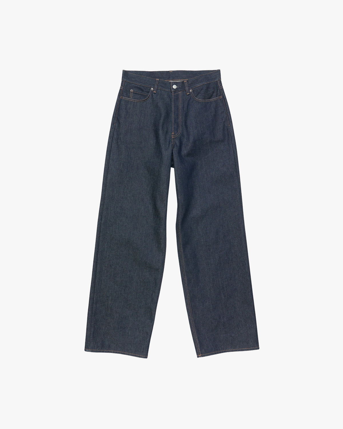 BAGGY RAW DENIM JEANS NAVY