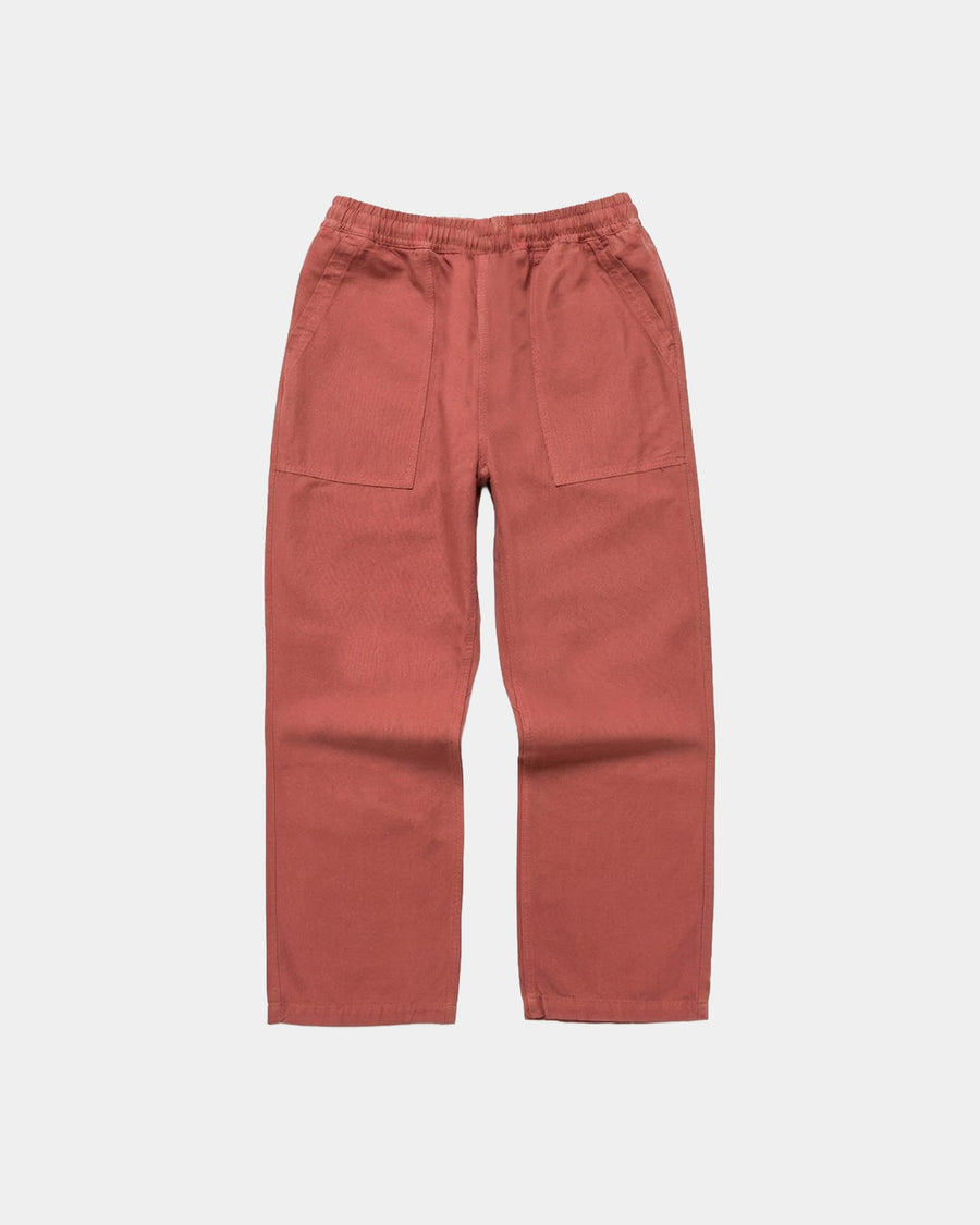 WIDE LEG PANTS WASHED RØD